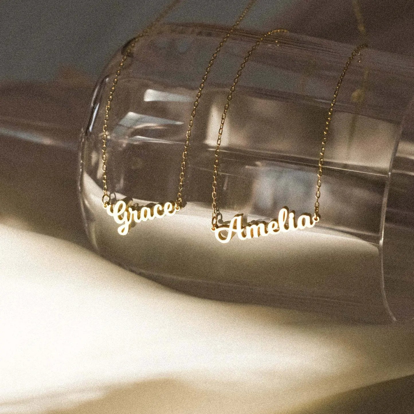 Custom Name Necklace with Pendant